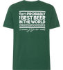 T-shirt Carlsberg "Probably the best" Green