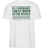 T-shirt Carlsberg "Probably the best" White