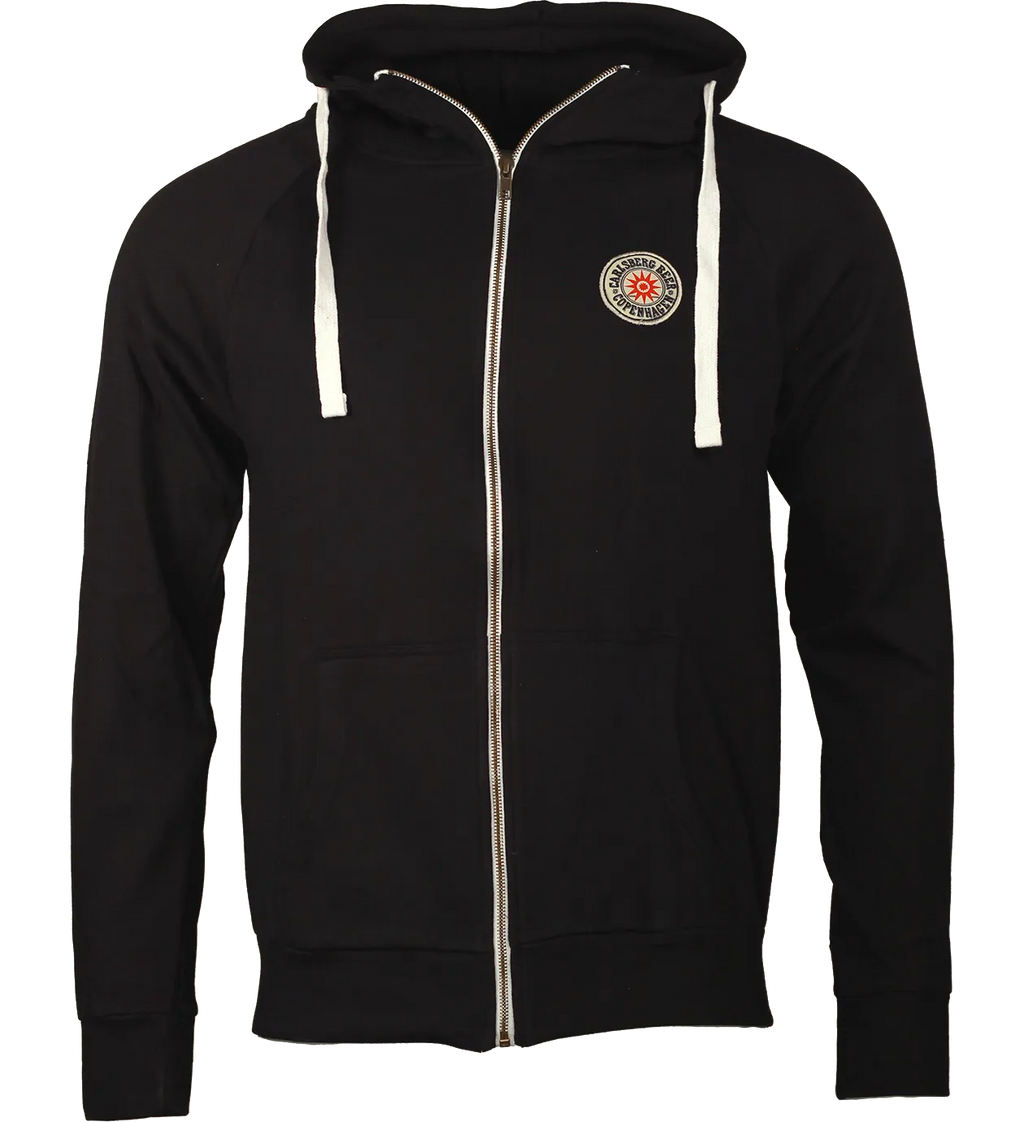 Carlsberg Star Zip Hoodie Black