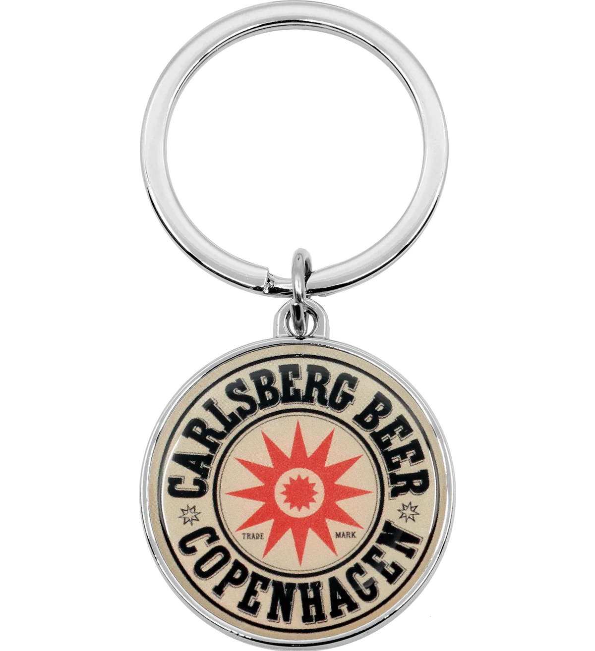 Carlsberg Star Metal Keyring