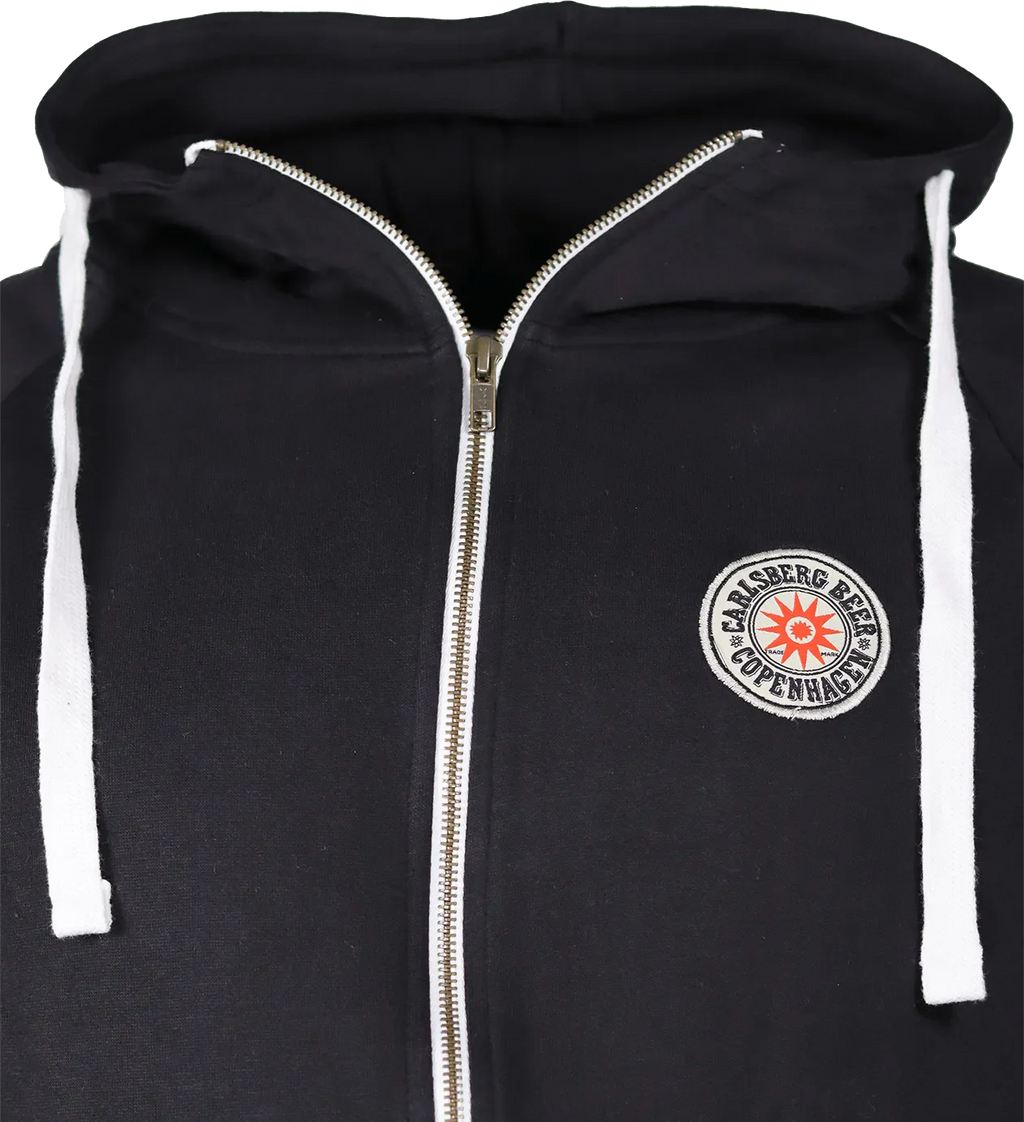 Carlsberg Star Zip Hoodie Black