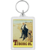 Tuborg Thirsty Man Plastic Keyring