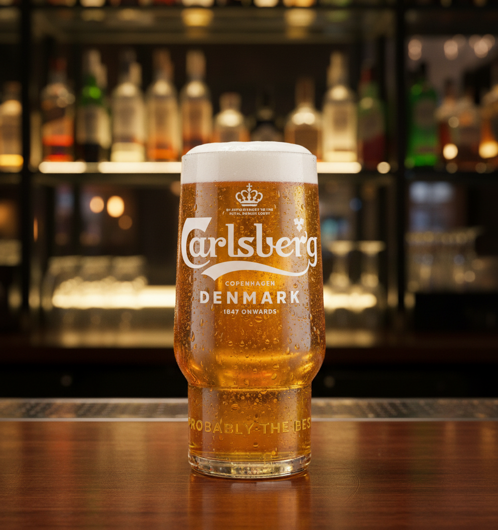 Carlsberg Tumbler Glass