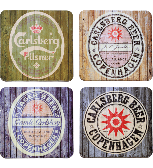 Carlsberg Cork Coasters 4-Pack