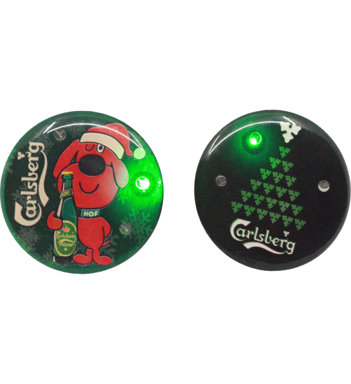 Carlsberg Christmas Pins 2-Pack