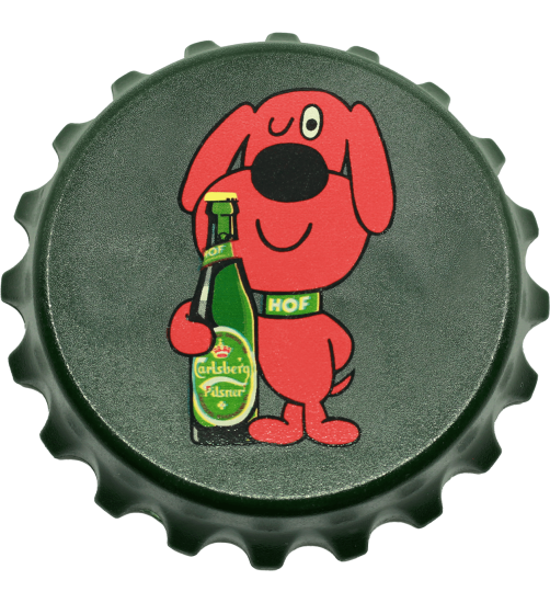 Carlsberg Hof Dog Beer Cap Bottle Opener