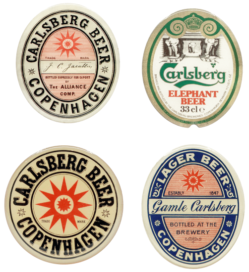 Carlsberg Label Pins 4-Pack