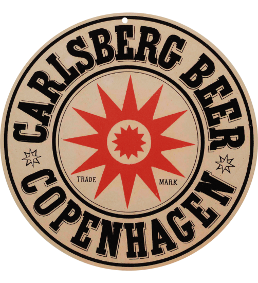 Carlsberg Star Tin Sign