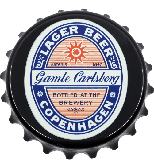Gamle Carlsberg Beer Cap Bottle Opener