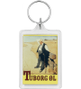 Tuborg Thirsty Man Plastic Keyring