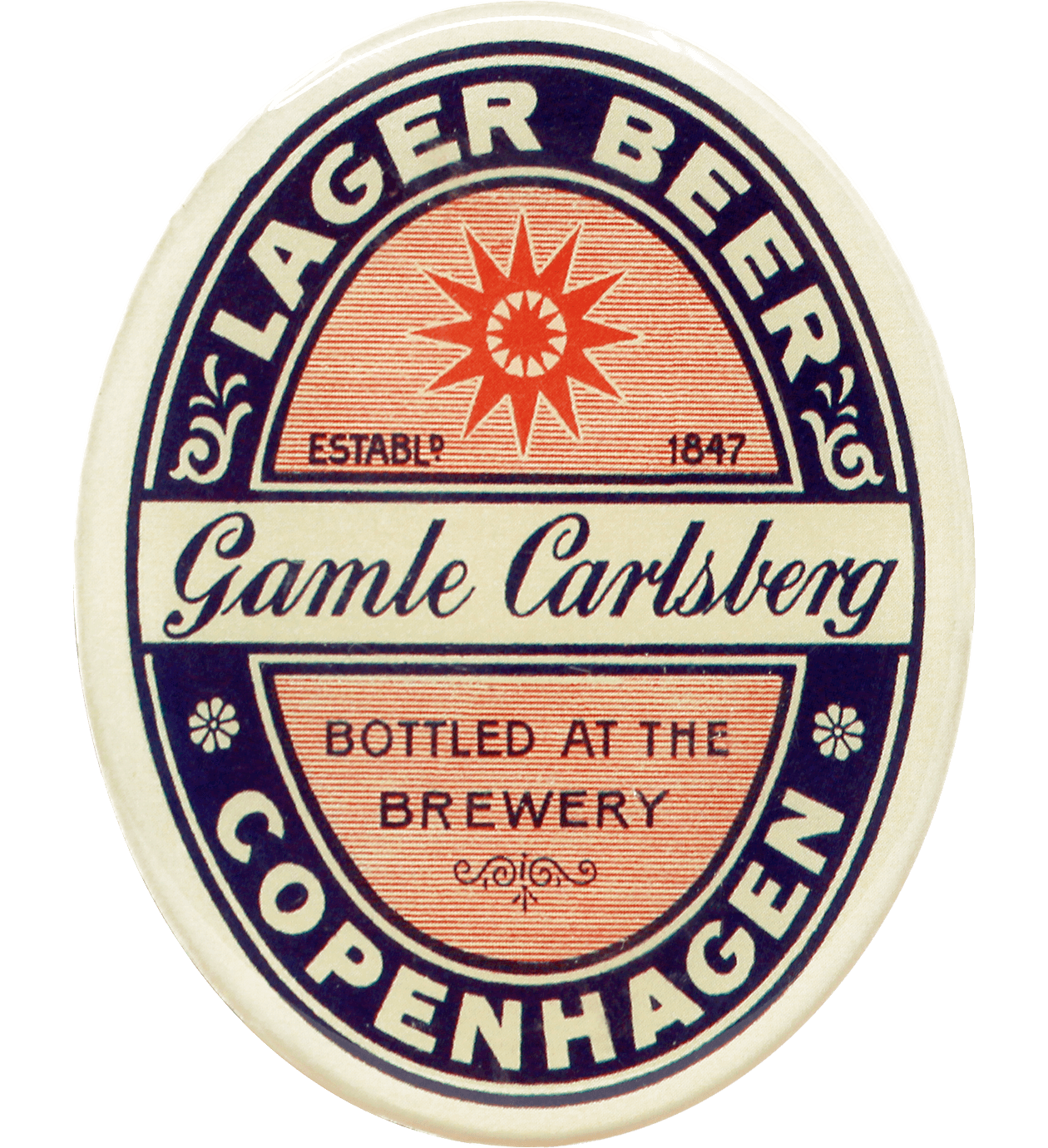 Gamle Carlsberg Magnet - Carlsberg Brand Store