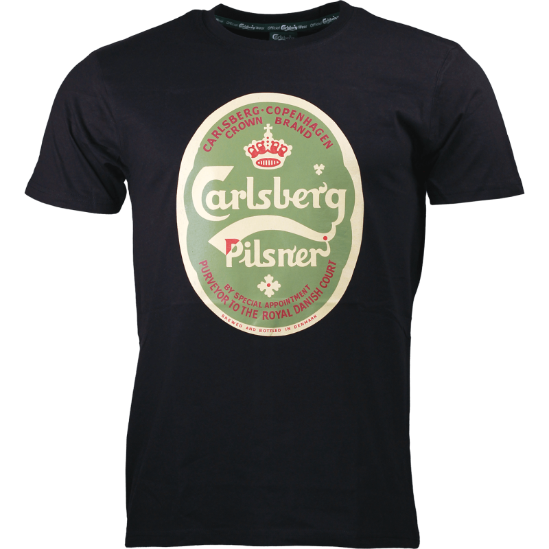 Carlsberg Pilsner T-Shirt Black - Carlsberg Brand Store