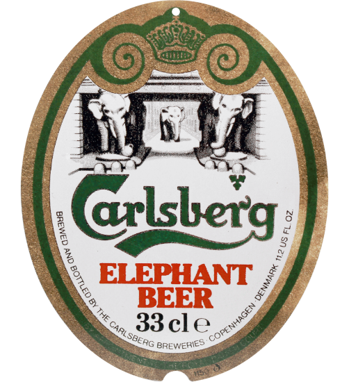 Carlsberg Elephant Gate Tin Sign