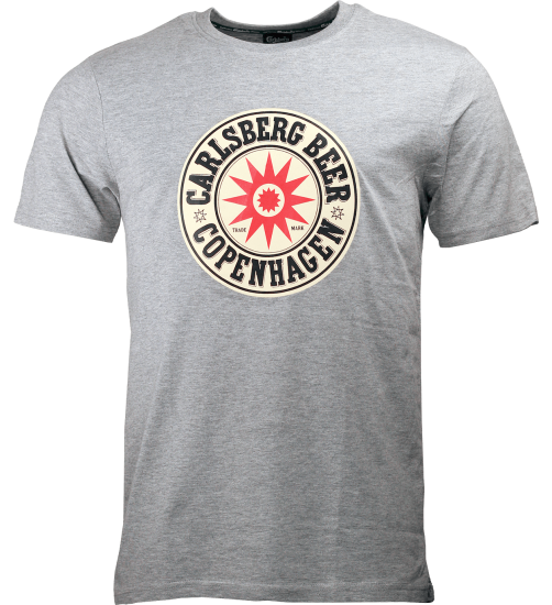 Carlsberg Star T Shirt Grey Carlsberg Brand Store