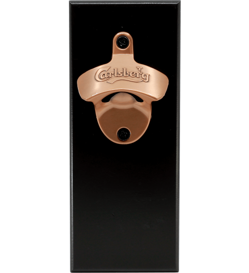 Carlsberg Wall Mounted Copper Bottle Opener