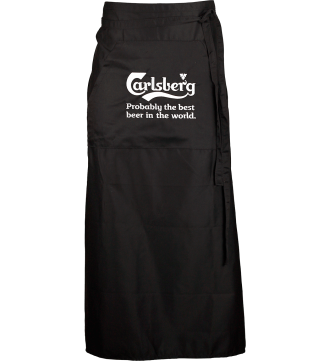 Carlsberg Waist Apron Black