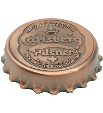 Carlsberg Copper Beer Cap Bottle Opener