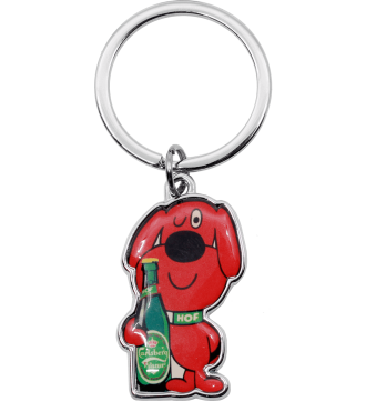 Carlsberg Hof Dog Metal Keyring