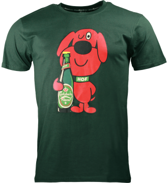 Carlsberg Hof Dog T-Shirt Green