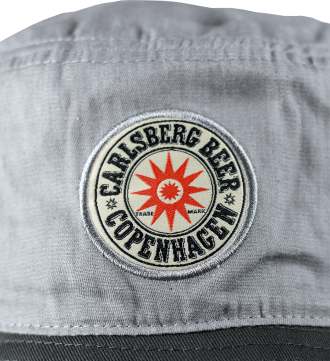 Carlsberg Bucket Hat Light Grey