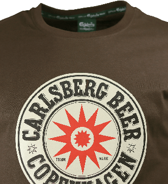 Carlsberg Star T-Shirt Brown