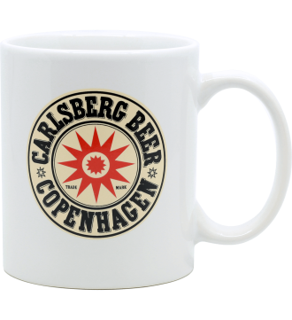 Carlsberg Star White Mug