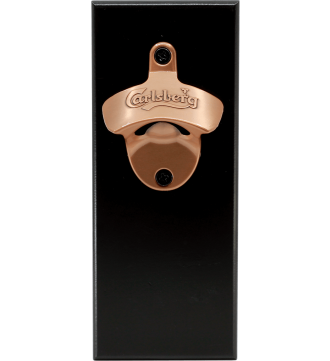 Carlsberg Wall Mounted Copper Bottle Opener