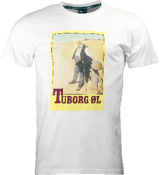 Tuborg Thirsty Man T-Shirt White