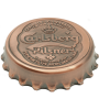 Carlsberg Copper Beer Cap Bottle Opener