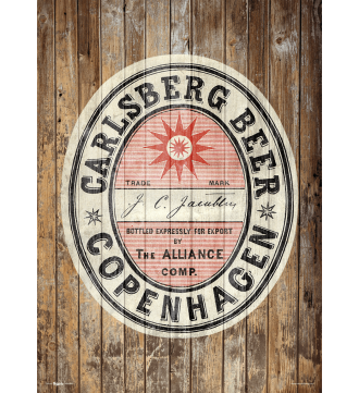 Carlsberg Beer Copenhagen Poster