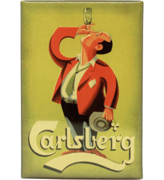 Carlsberg Drinking Man Magnet
