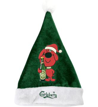 Carlsberg Hof Dog Christmas Hat